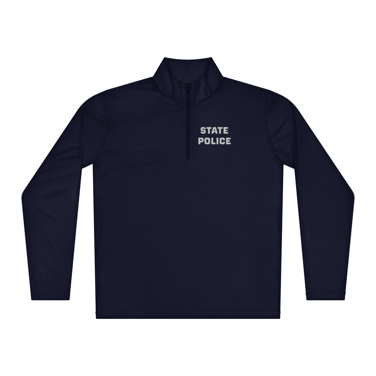 State Police — Duty Wear Performance Quarter-Zip — True Navy — Front view
