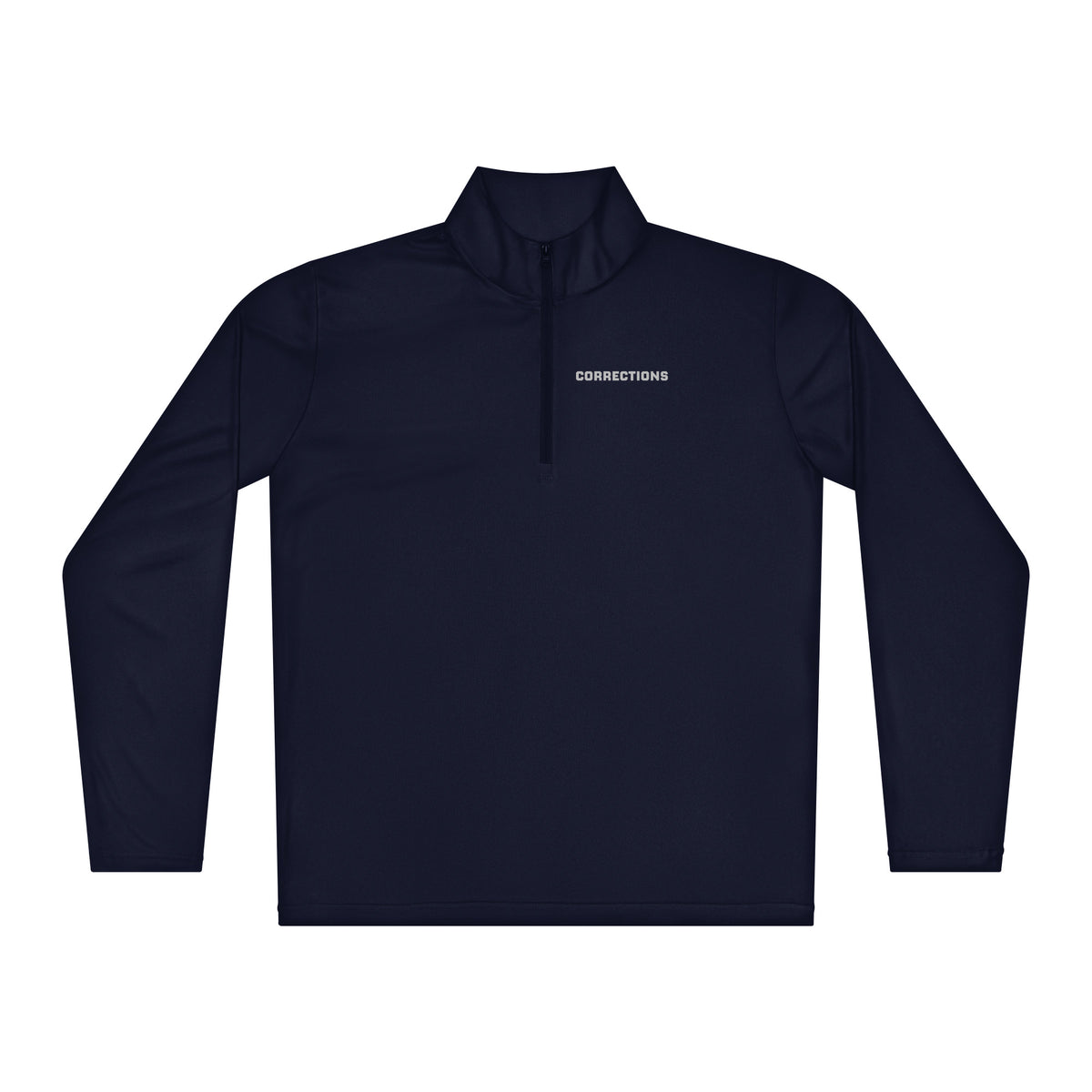 Corrections — Duty Wear Performance Quarter-Zip — True Navy — Front view