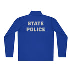 State Police — Duty Wear Performance Quarter-Zip — True Royal — Back view