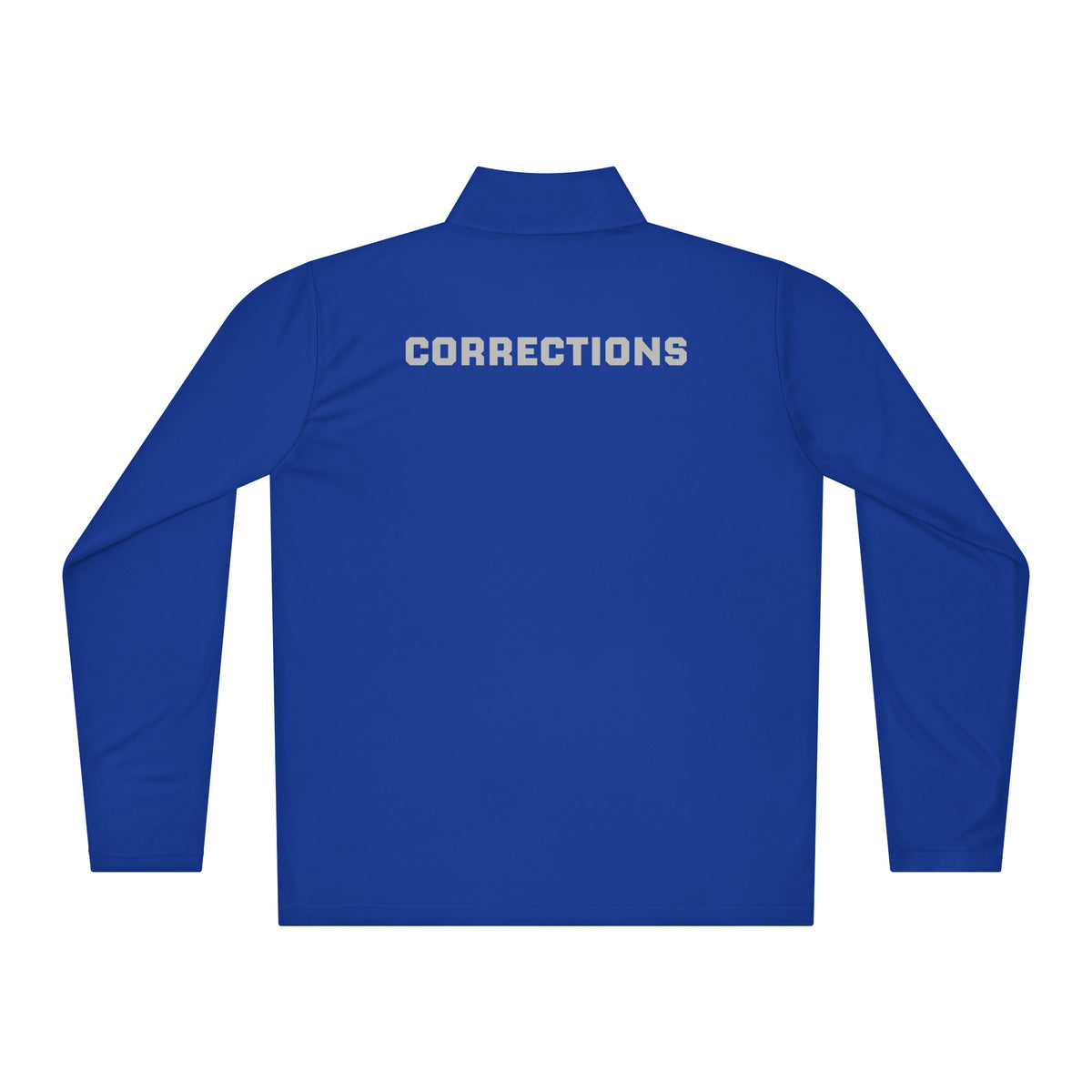 Corrections — Duty Wear Performance Quarter-Zip — True Royal — Back view