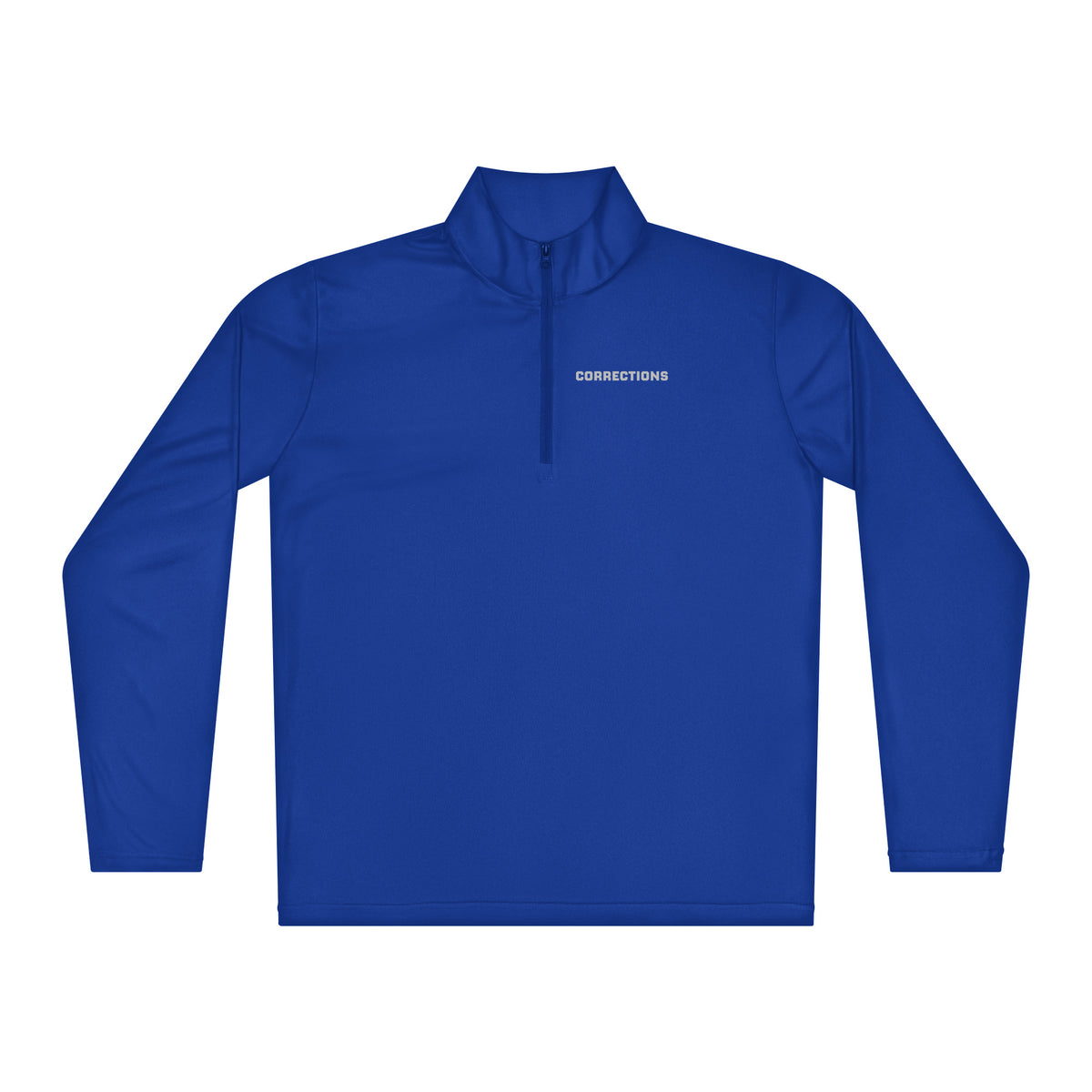 Corrections — Duty Wear Performance Quarter-Zip — True Royal — Front view