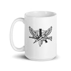 SWAT Operator Eagle Insignia — Coffee Mug — Handle on left view